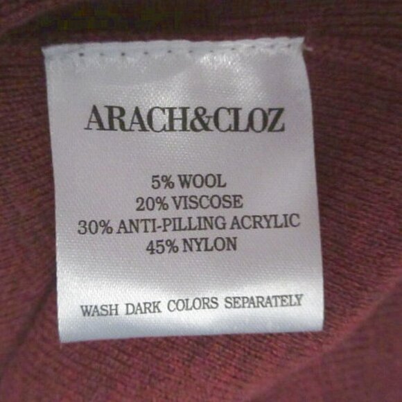 Arach & Cloz Sweater Men's Size L Soft Lambswool Blend Pullover Crew Career NWT - Picture 9 of 9